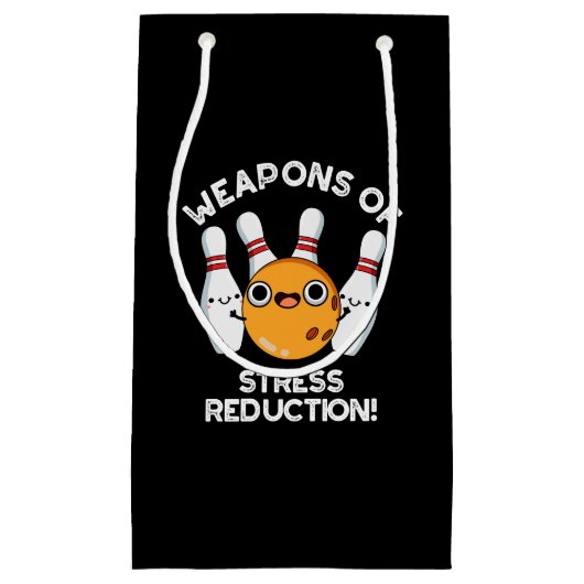Stressreductietechnologie Bowling Pun Dark BG Klein Cadeauzakje (Voorkant)