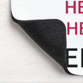 Stressrelkop hier Mousepad Muismat (Hoek)