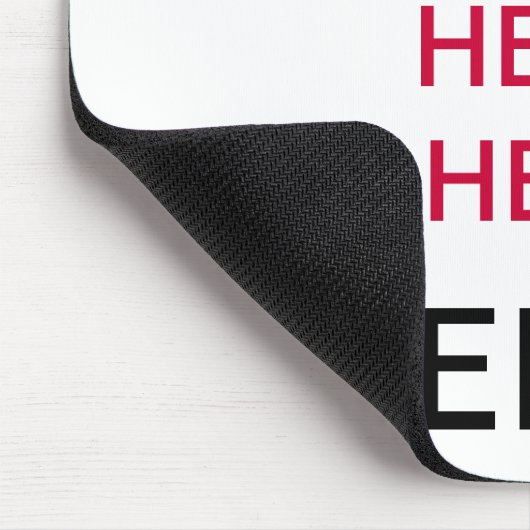 Stressrelkop hier Mousepad Muismat (Hoek)