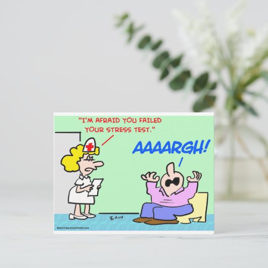 stresstest briefkaart (Staand voorkant)