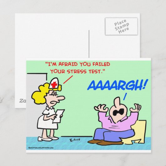 stresstest briefkaart (Voorkant / Achterkant)