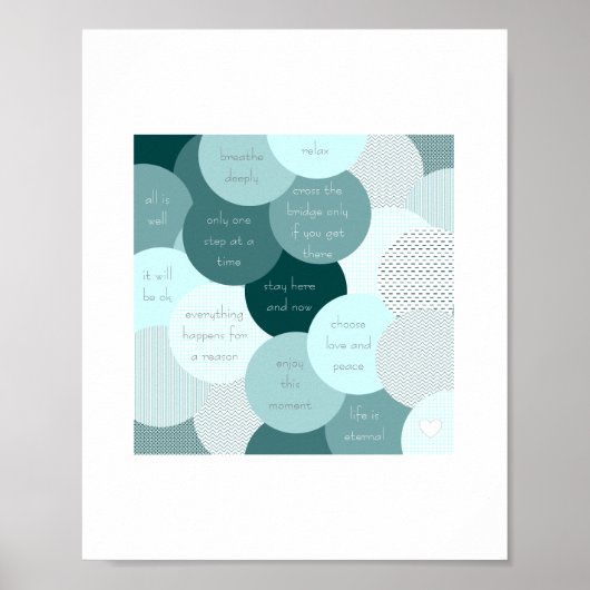 "Stressverlichting" Poster (Voorkant)