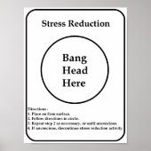 Stressvermindering Poster (Voorkant)