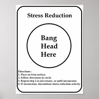 Stressvermindering Poster