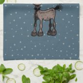 Stressvolle Kerstmis met Rudolf Theedoek (Gevouwen)