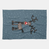 Stressvolle Kerstmis met Rudolf Theedoek (Horizontaal)