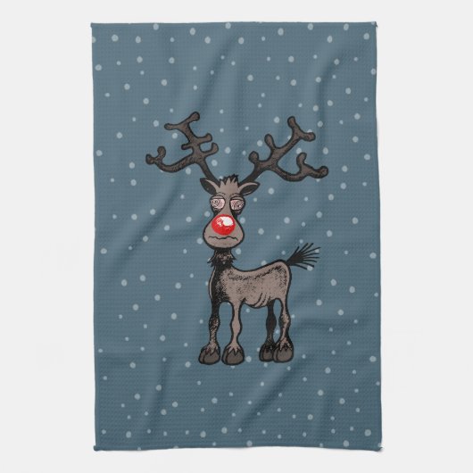 Stressvolle Kerstmis met Rudolf Theedoek (Verticaal)