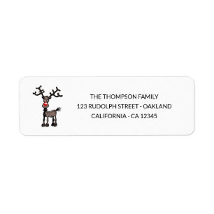 Stressvolle tijden met Rudolph de Rendier Etiket