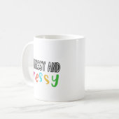 Stressy en rommelig koffiemok (Voorkant links)
