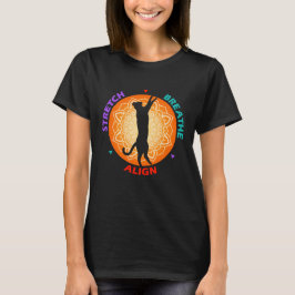 Stretch Breathe Align Kat Silhouet T-shirt