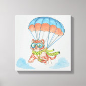 Stretch Canvas Parachute Tiger (Voorkant)