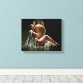 Stretch Canvas w / Queen of Sheba door Lindsay Arc (Insitu (Houten vloer))