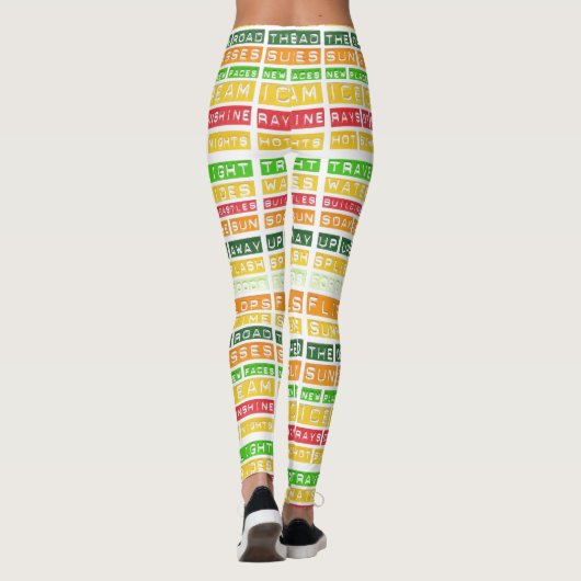 Stretch Leggings yogabroek (Achterkant)