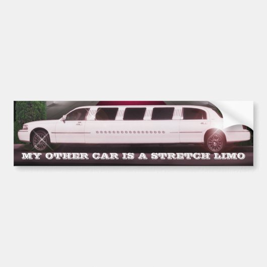 Stretch Limo Bumpersticker (Voorkant)