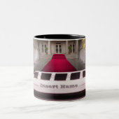 Stretch Limo met jouw naam Tweekleurige Koffiemok (Center)