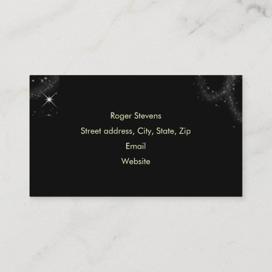 Stretch Limo Visitekaartje (Achterkant)