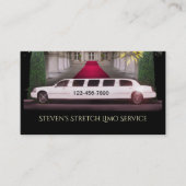 Stretch Limo Visitekaartje (Voorkant)