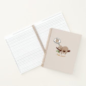 Stretch Morgen Luiaard Notitieboek | Cozy Minimal (Binnen)