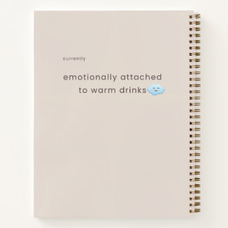 Stretch Morgen Luiaard Notitieboek | Cozy Minimal 