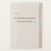 Stretch Morgen Luiaard Planner | Cozy Minimalist (Achterkant)
