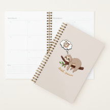 Stretch Morgen Luiaard Planner | Cozy Minimalist