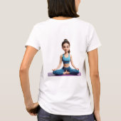 Stretch & Serenity – Zen Mat-modus T-shirt (Achterkant)