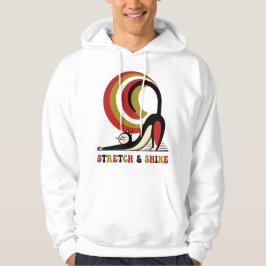 Stretch & Shine Retro Kattenontwerp Hoodie