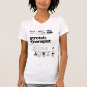 Stretch Therapist Tshirt, Bella Canvas T-shirt (Voorkant)