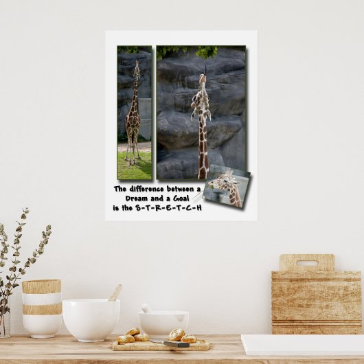 Stretch Yourself Poster (Keuken)