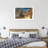 Stretched Canvas Afdruk van de Heilige Familie in  (Insitu (Slaapkamer))