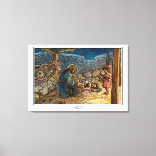 Stretched Canvas Afdruk van de Heilige Familie in  (Voorkant)