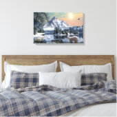 Stretched Canvas - Polar Beer Afdruk (Insitu (Slaapkamer))