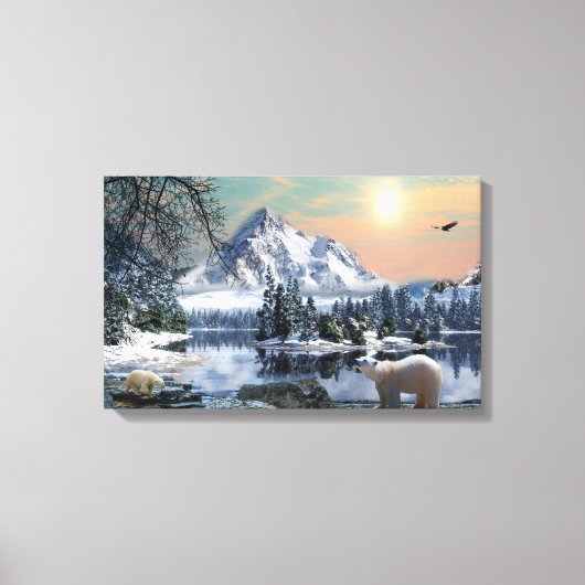 Stretched Canvas - Polar Beer Afdruk (Voorkant)