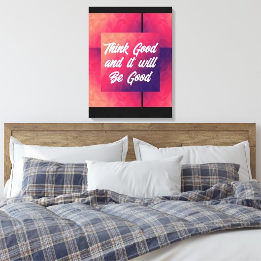 Stretched Canvas Print (Insitu (Slaapkamer))