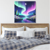 Stretched Canvas Print (Insitu (Slaapkamer))