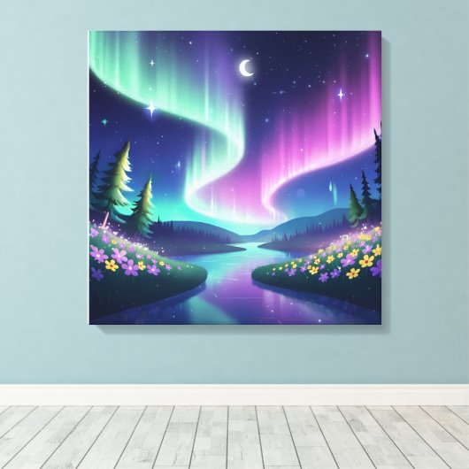 Stretched Canvas Print (Insitu (Houten vloer))