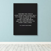 Stretched Canvas Print (Insitu (Houten vloer))