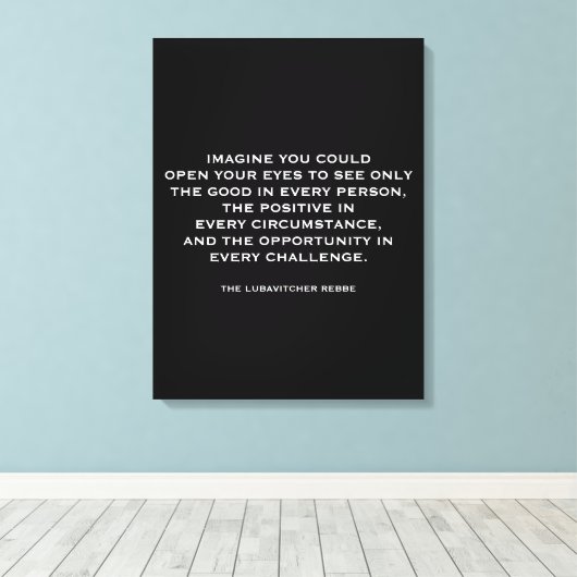 Stretched Canvas Print (Insitu (Houten vloer))