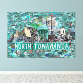 Stretched Canvas Print (Insitu (Houten vloer))