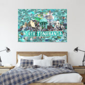 Stretched Canvas Print (Insitu (Slaapkamer))