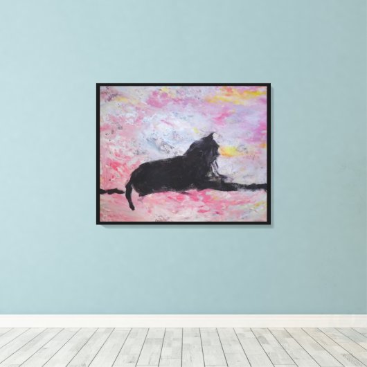 Stretched Canvas Print (Insitu (Houten vloer))