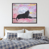 Stretched Canvas Print (Insitu (Slaapkamer))