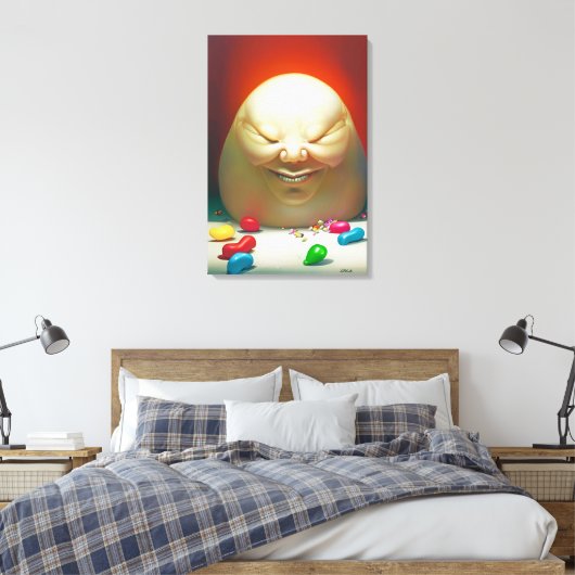 Stretched Canvas Print (Insitu (Slaapkamer))