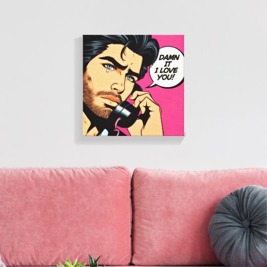 Stretched Canvas Print (Insitu (Woonkamer))