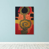 Stretched Canvas Print (Insitu (Houten vloer))