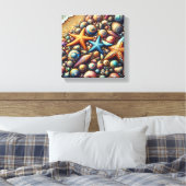 Stretched Canvas Print (Insitu (Slaapkamer))
