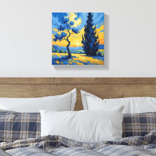 Stretched Canvas Print (Insitu (Slaapkamer))