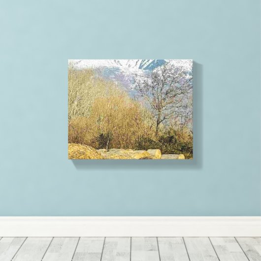 Stretched Canvas Print  (Insitu (Houten vloer))