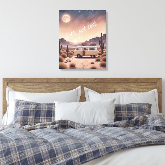Stretched Canvas Print (Insitu (Slaapkamer))