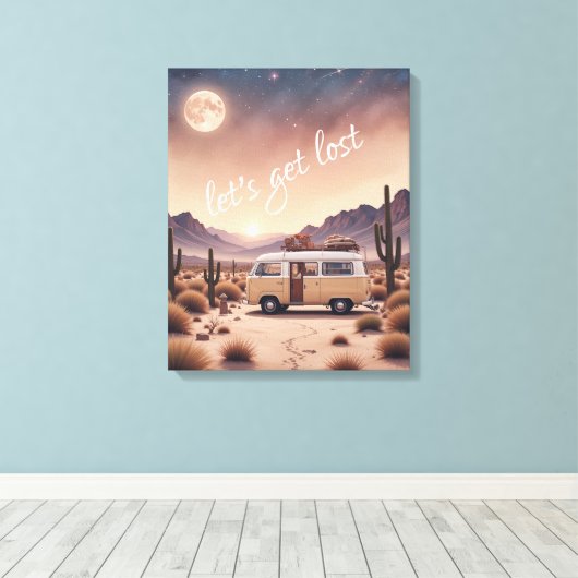 Stretched Canvas Print (Insitu (Houten vloer))